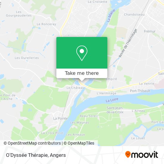 O'Dyssée Thérapie map