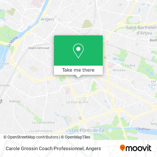 Carole Grossin Coach Professionnel map