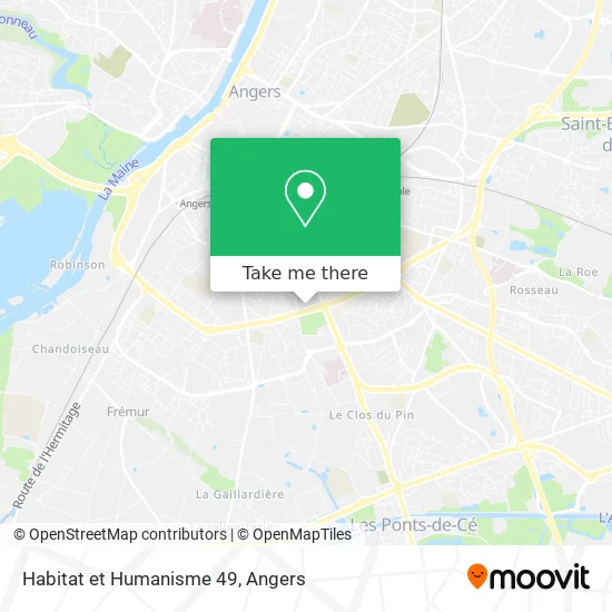 Habitat et Humanisme 49 map