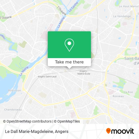 Le Dall Marie-Magdeleine map