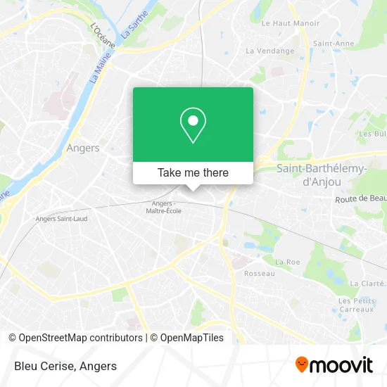Bleu Cerise map