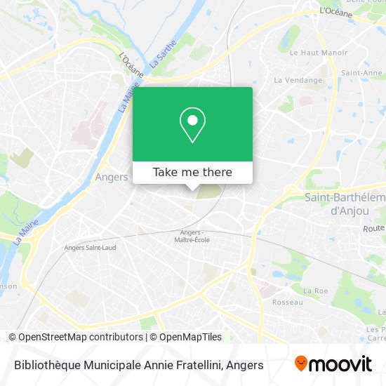Bibliothèque Municipale Annie Fratellini map