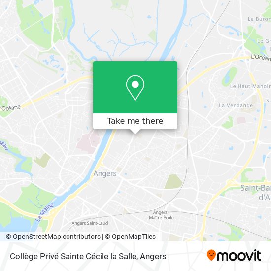 Collège Privé Sainte Cécile la Salle map
