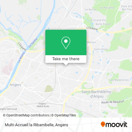 Mapa Multi-Accueil la Ribambelle