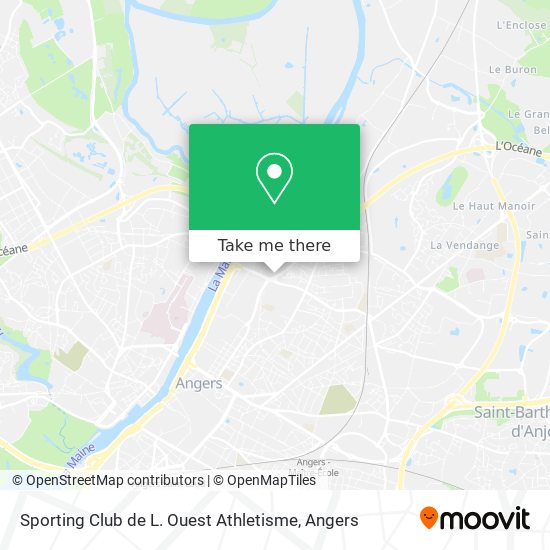 Sporting Club de L. Ouest Athletisme map