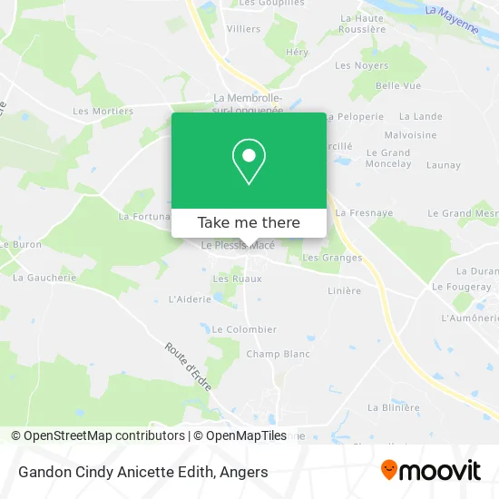 Gandon Cindy Anicette Edith map