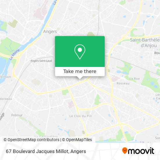 Mapa 67 Boulevard Jacques Millot