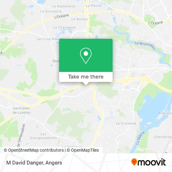 M David Danger map