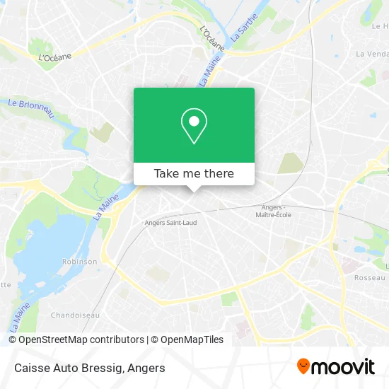 Caisse Auto Bressig map