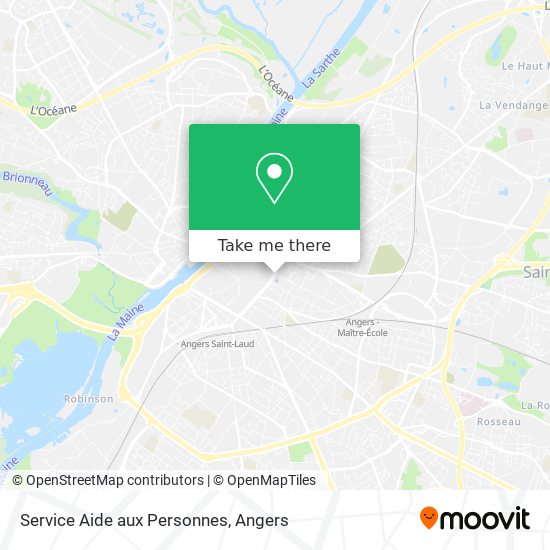 Service Aide aux Personnes map