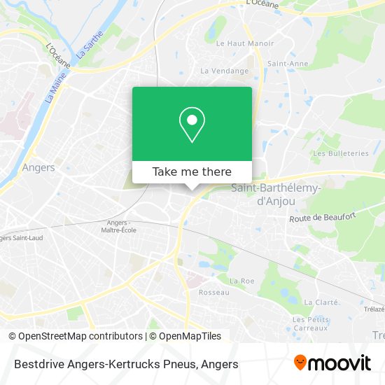 Bestdrive Angers-Kertrucks Pneus map