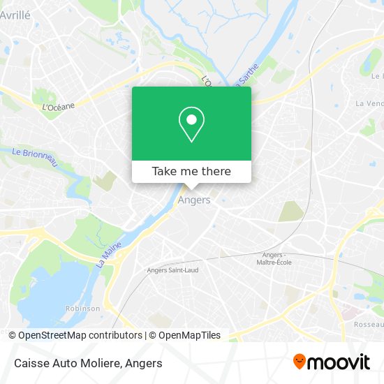 Caisse Auto Moliere map