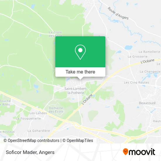 Soficor Mader map