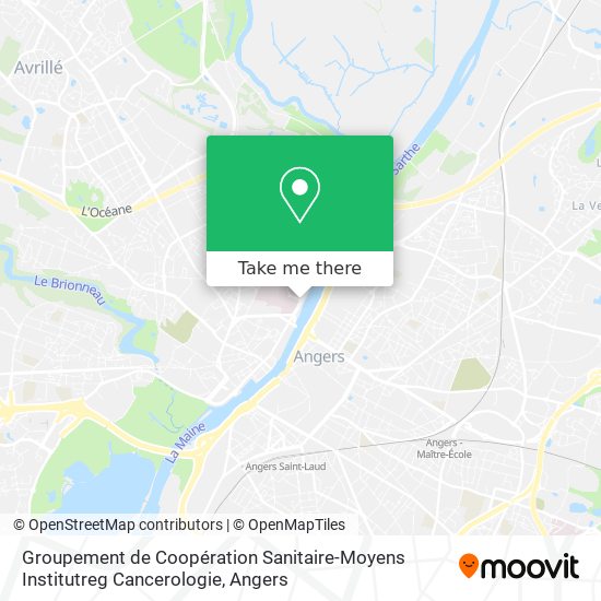 Groupement de Coopération Sanitaire-Moyens Institutreg Cancerologie map