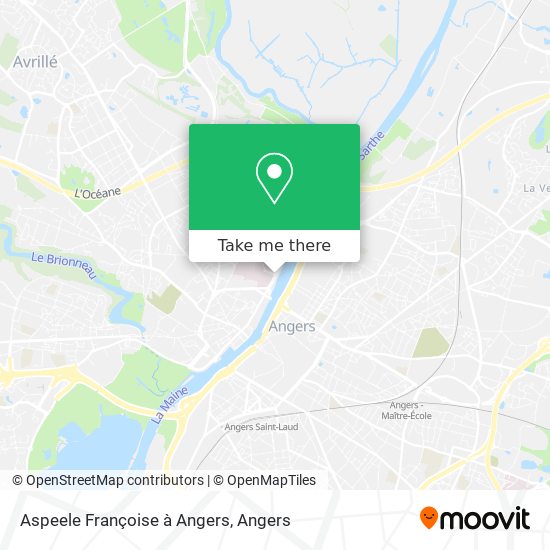 Aspeele Françoise à Angers map