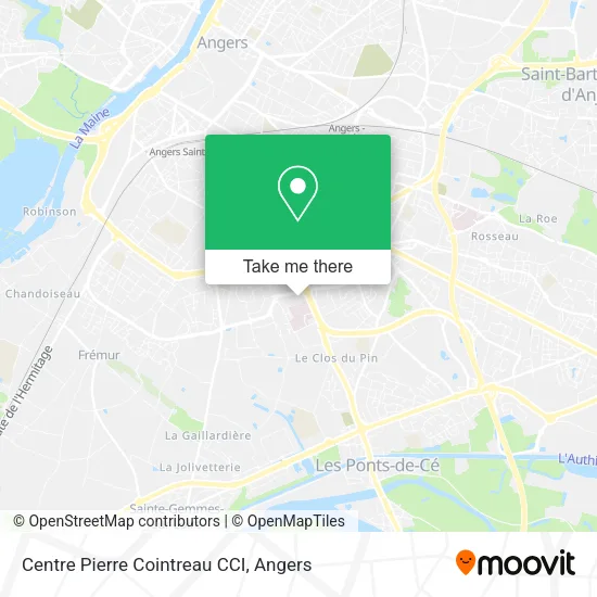 Centre Pierre Cointreau CCI map