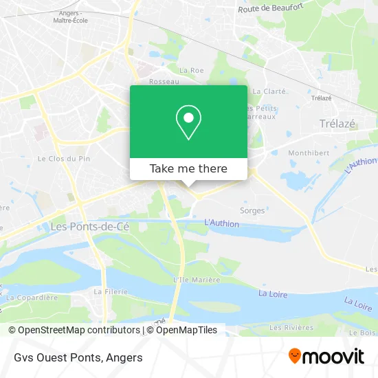 Gvs Ouest Ponts map