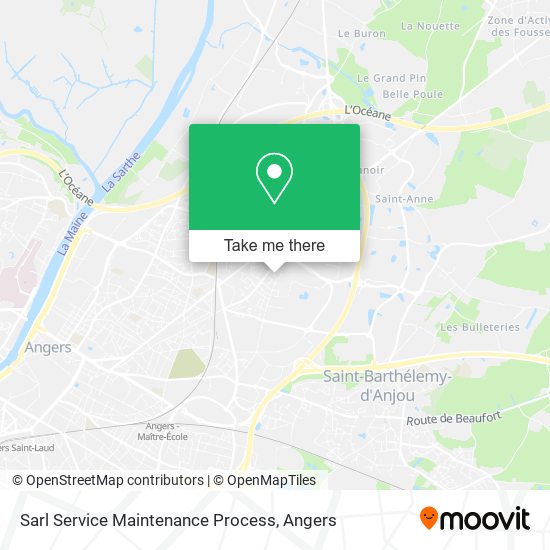 Sarl Service Maintenance Process map