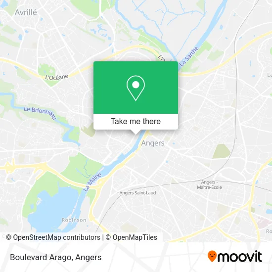 Boulevard Arago map