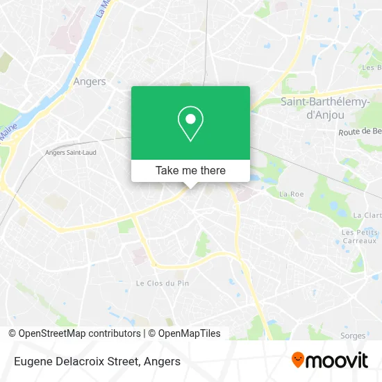 Rue Eugène Delacroix map