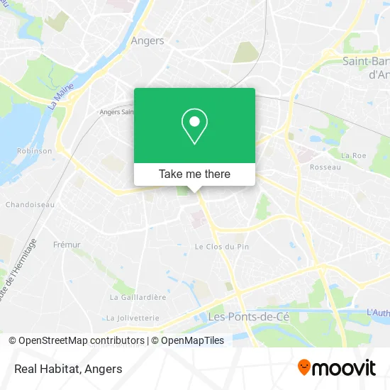 Real Habitat map