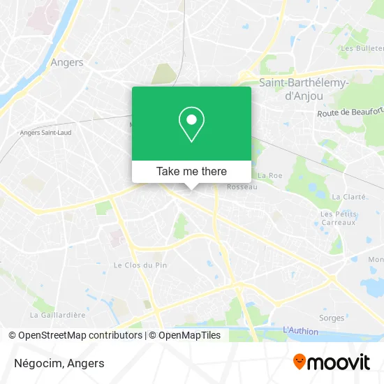 Négocim map