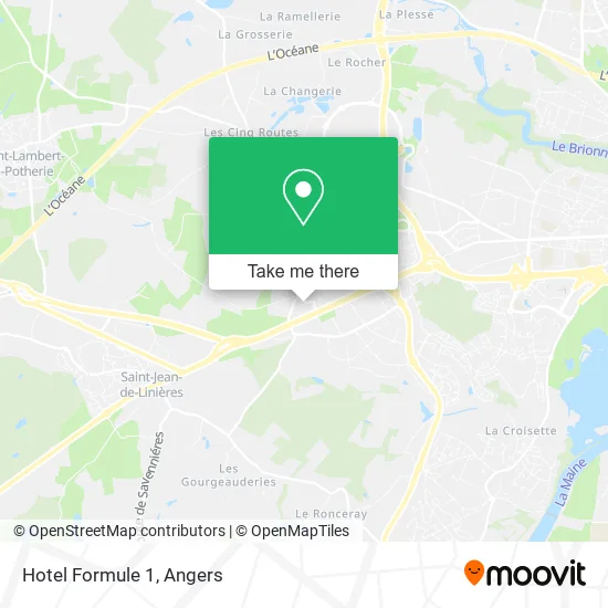 Hotel Formule 1 map
