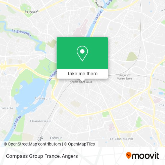 Compass Group France map