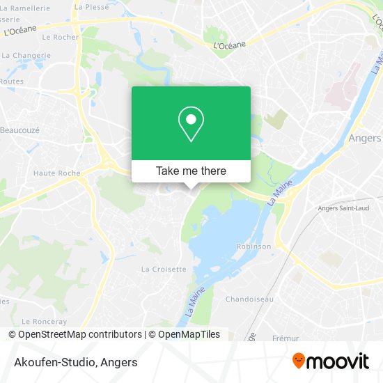 Mapa Akoufen-Studio
