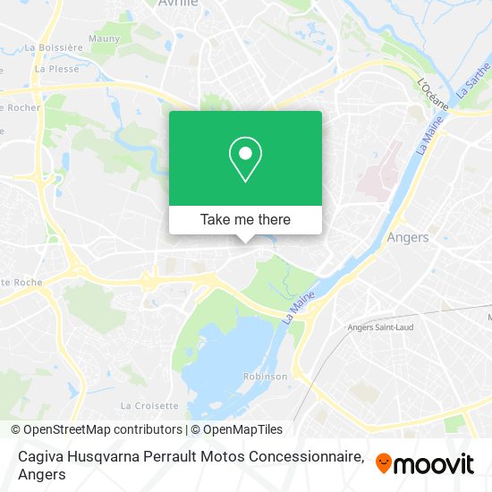 Cagiva Husqvarna Perrault Motos Concessionnaire map
