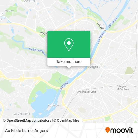 Au Fil de Lame map