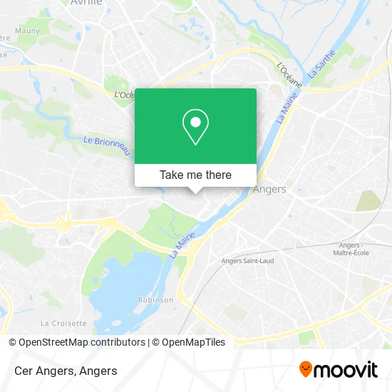 Cer Angers map