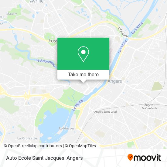 Auto Ecole Saint Jacques map