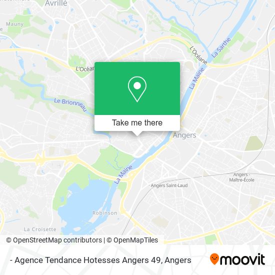 Mapa - Agence Tendance Hotesses Angers 49