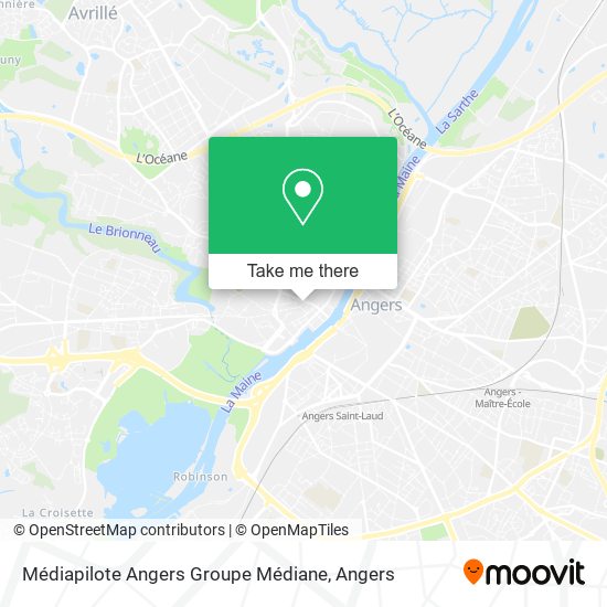 Mapa Médiapilote Angers Groupe Médiane