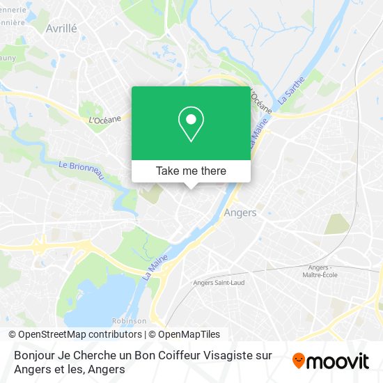 Mapa Bonjour Je Cherche un Bon Coiffeur Visagiste sur Angers et les