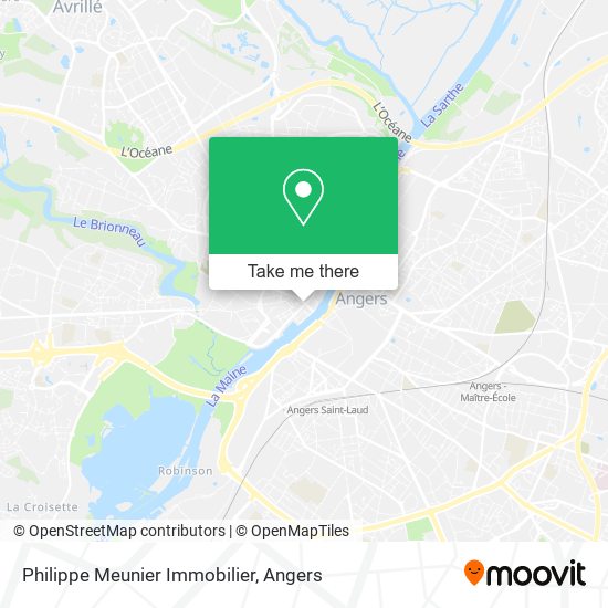 Mapa Philippe Meunier Immobilier