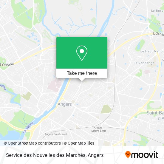 Service des Nouvelles des Marchés map