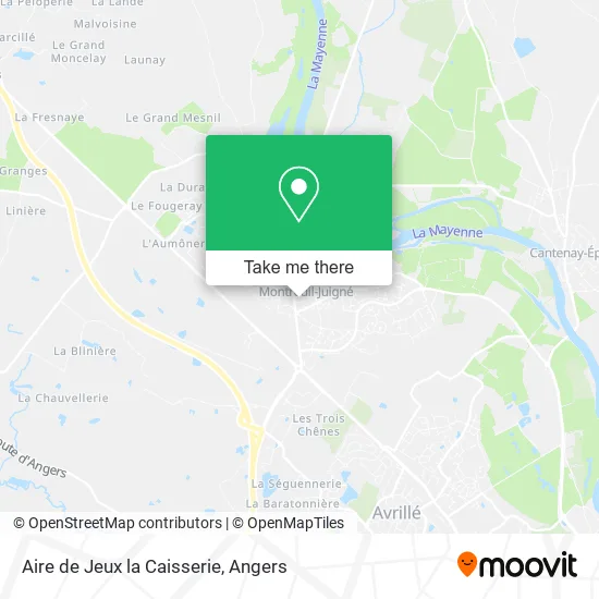Aire de Jeux la Caisserie map