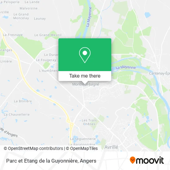 Mapa Parc et Etang de la Guyonnière