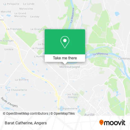 Barat Catherine map