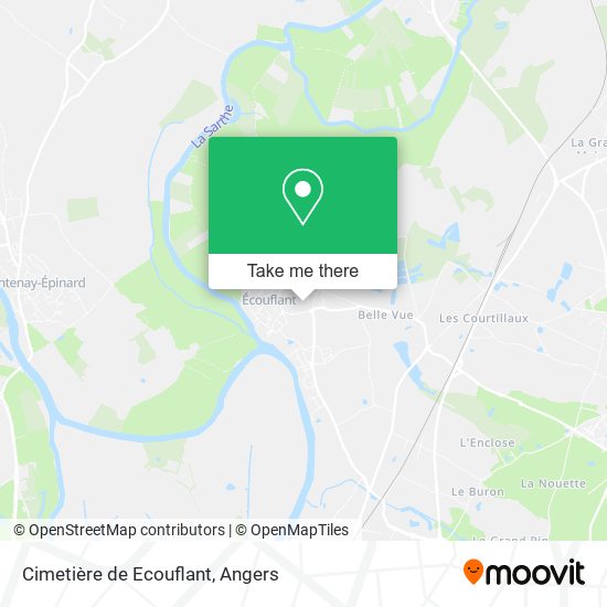 Cimetière de Ecouflant map