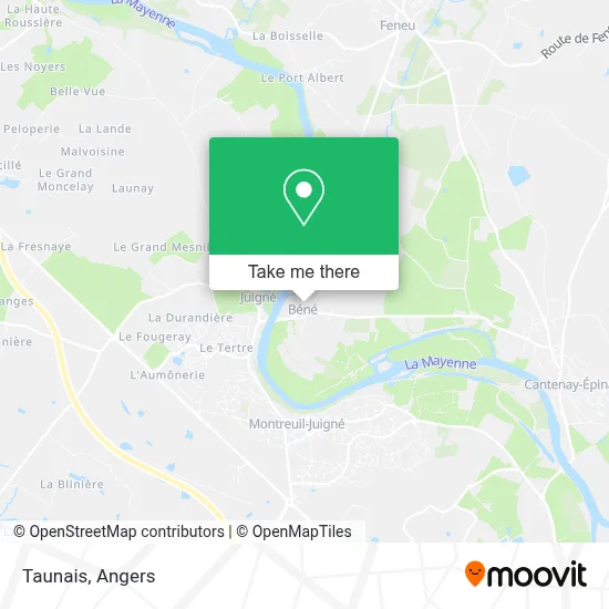 Taunais map