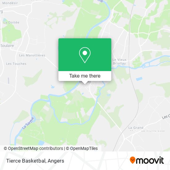 Mapa Tierce Basketbal