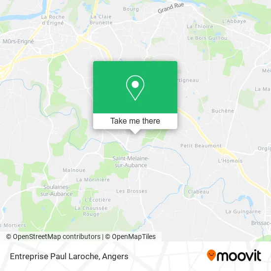 Entreprise Paul Laroche map