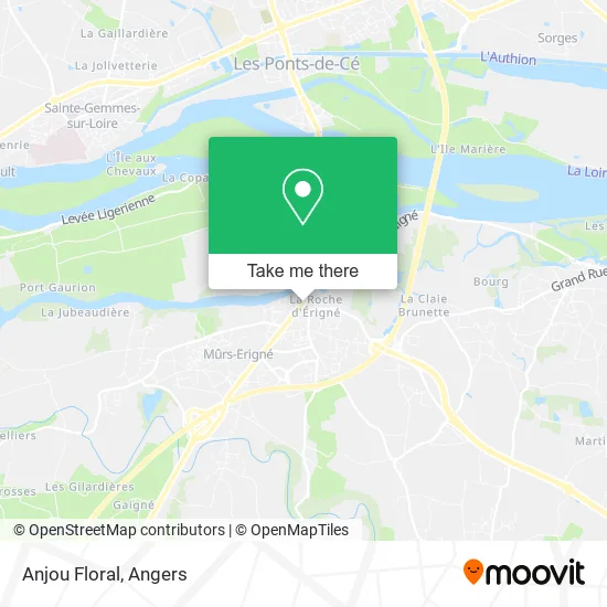 Anjou Floral map