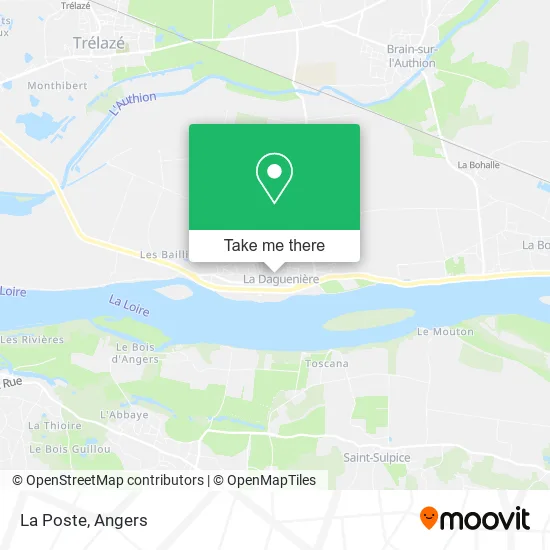 La Poste map