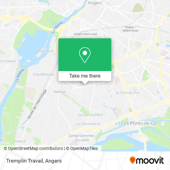 Tremplin Travail map