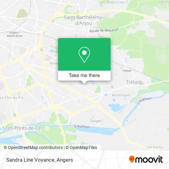 Sandra Line Voyance map