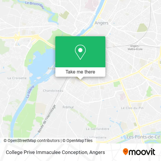 College Prive Immaculee Conception map